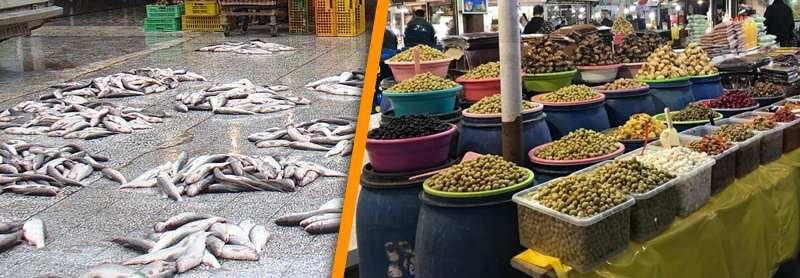 بازار سنتی و ماهی فروشان محمودآباد لینک مسیریابی (فاصله از مجتمع 6 کیلومتر) یکی از بازارهای سنتی، قدیمی و زیبای این شهر بوده و می توان در آن ماهی تازه، سبزی تازه، انواع ترشی های محلی و مرکبات را با بهترین کیفیت تهیه کرد.