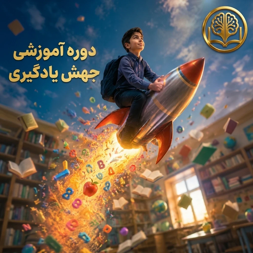  دوره جهش یادگیری به شکل غیرحضوری شامل 4 جلسه آموزشی مشاوره با والدین گرامی و 10 جلسه تمرین جهت تقویت تمرکز،حافظه و سایر مهارت های یادگیری می باشد که به فرزند شما کمک می کند تا در زمینه یادگیری دروس خود از نقطه موجود به نقطه ای مطلوب حرکت نمایند.<br /><br />
