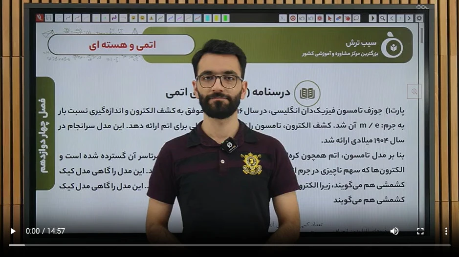 4-1 مدل های اتمی مشاهده